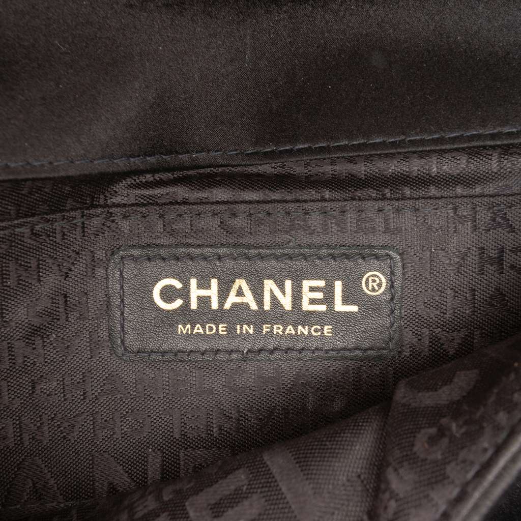 Chanel Mini Chocolate Bar Satin Triple Chain Single Flap - 5