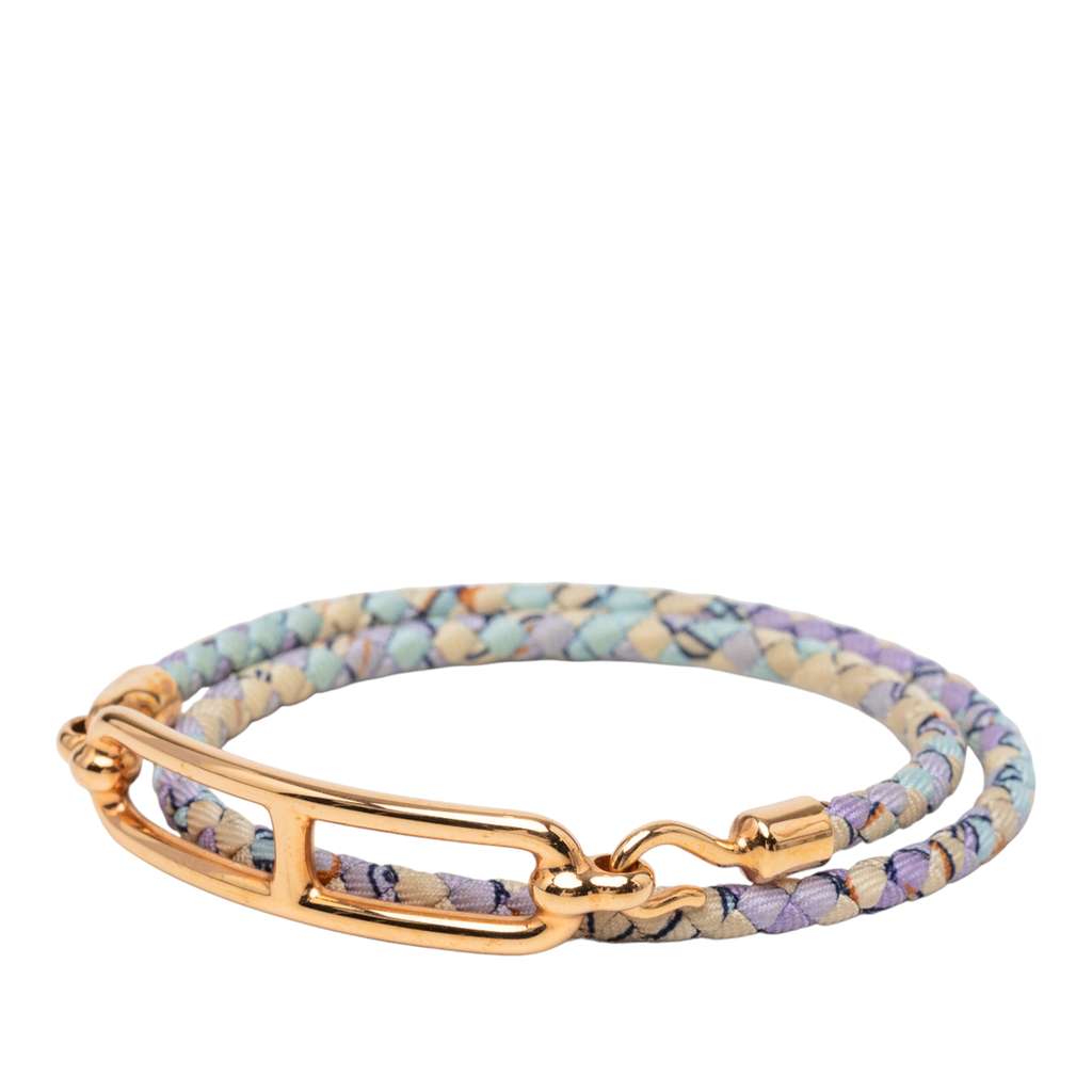 Hermès Silk Roulis Double Tour Bracelet - 2