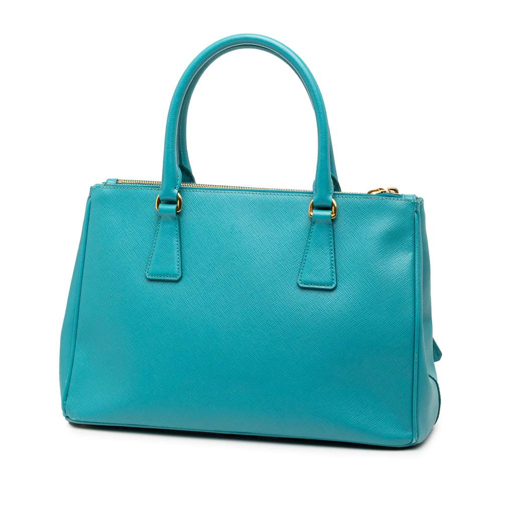 Prada Small Saffiano Lux Galleria Double Zip Satchel - 2