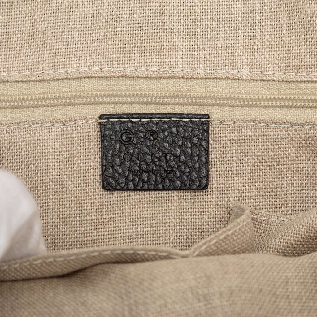 Gucci Large Dollar Calfskin GG Charm Dome Satchel - 5