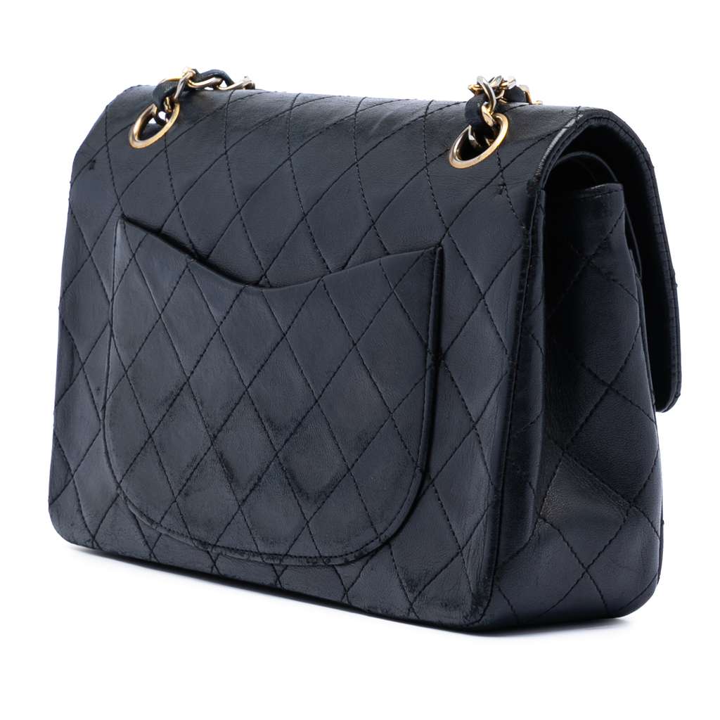 Chanel Small Classic Lambskin Double Flap - 2