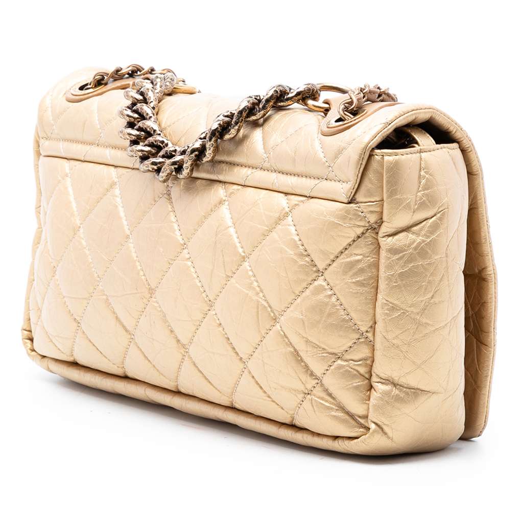 Chanel Medium Quilted Aged Calfskin Pondichery Flap - 2