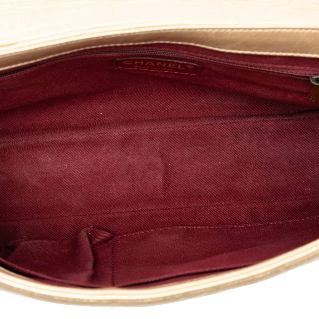 Chanel Medium Quilted Aged Calfskin Pondichery Flap - 4