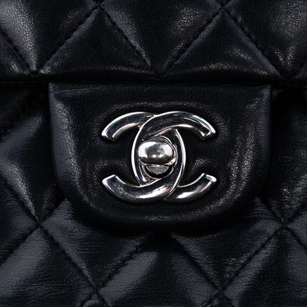 Chanel Medium Classic Lambskin Double Flap - 5