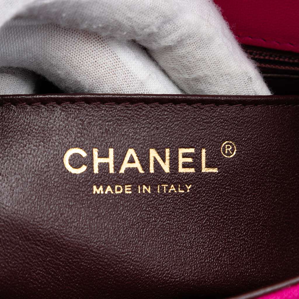 Chanel Mini Quilted Jersey Chic With Me Flap - 5