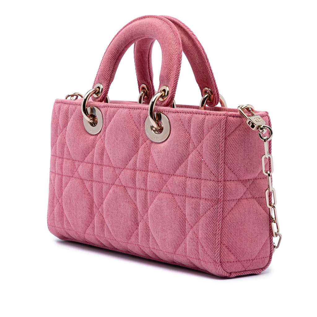 Dior Medium Denim Macrocannage Lady D Joy - 2