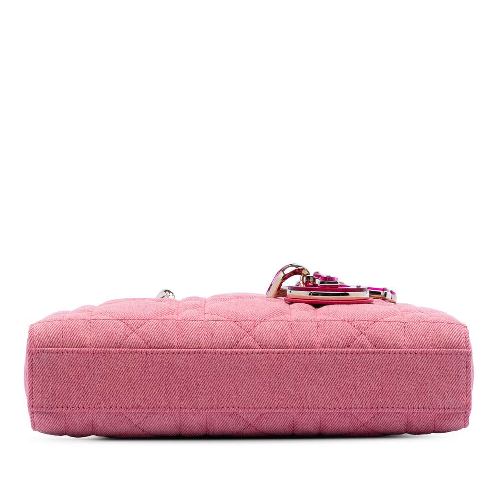 Dior Medium Denim Macrocannage Lady D Joy - 3