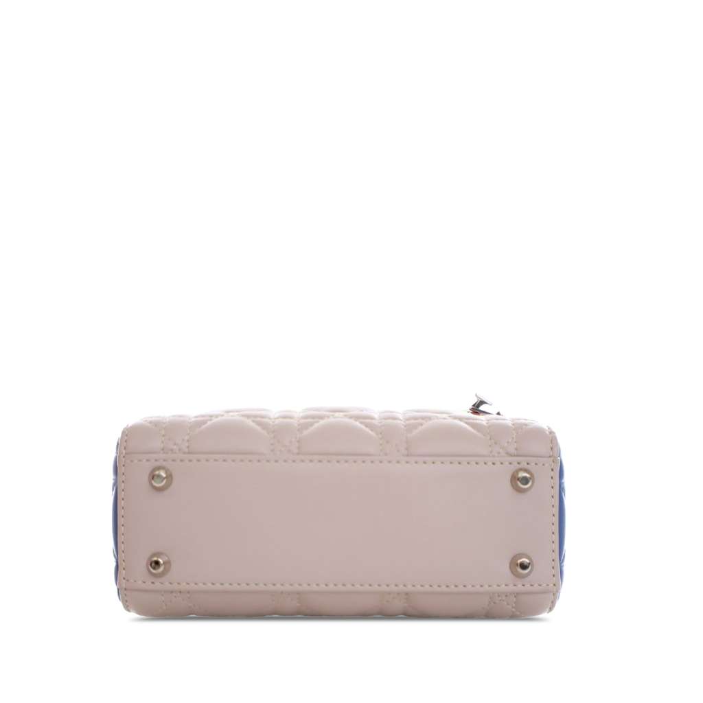 Dior Mini Tricolor Lambskin Cannage Lady Dior - 4