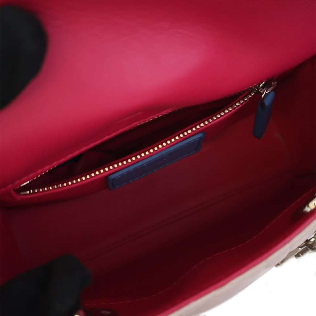 Dior Mini Tricolor Lambskin Cannage Lady Dior - 5