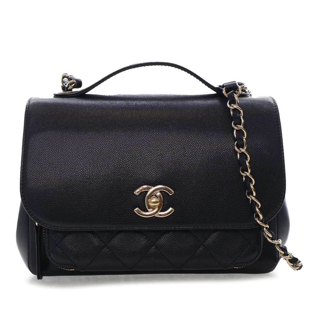 Chanel Medium Caviar Business Affinity Top Handle Bag