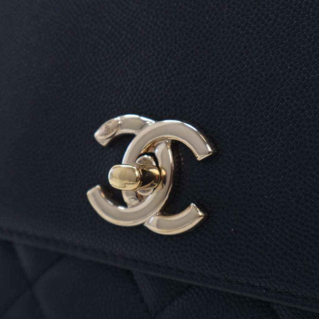 Chanel Medium Caviar Business Affinity Top Handle Bag - 5