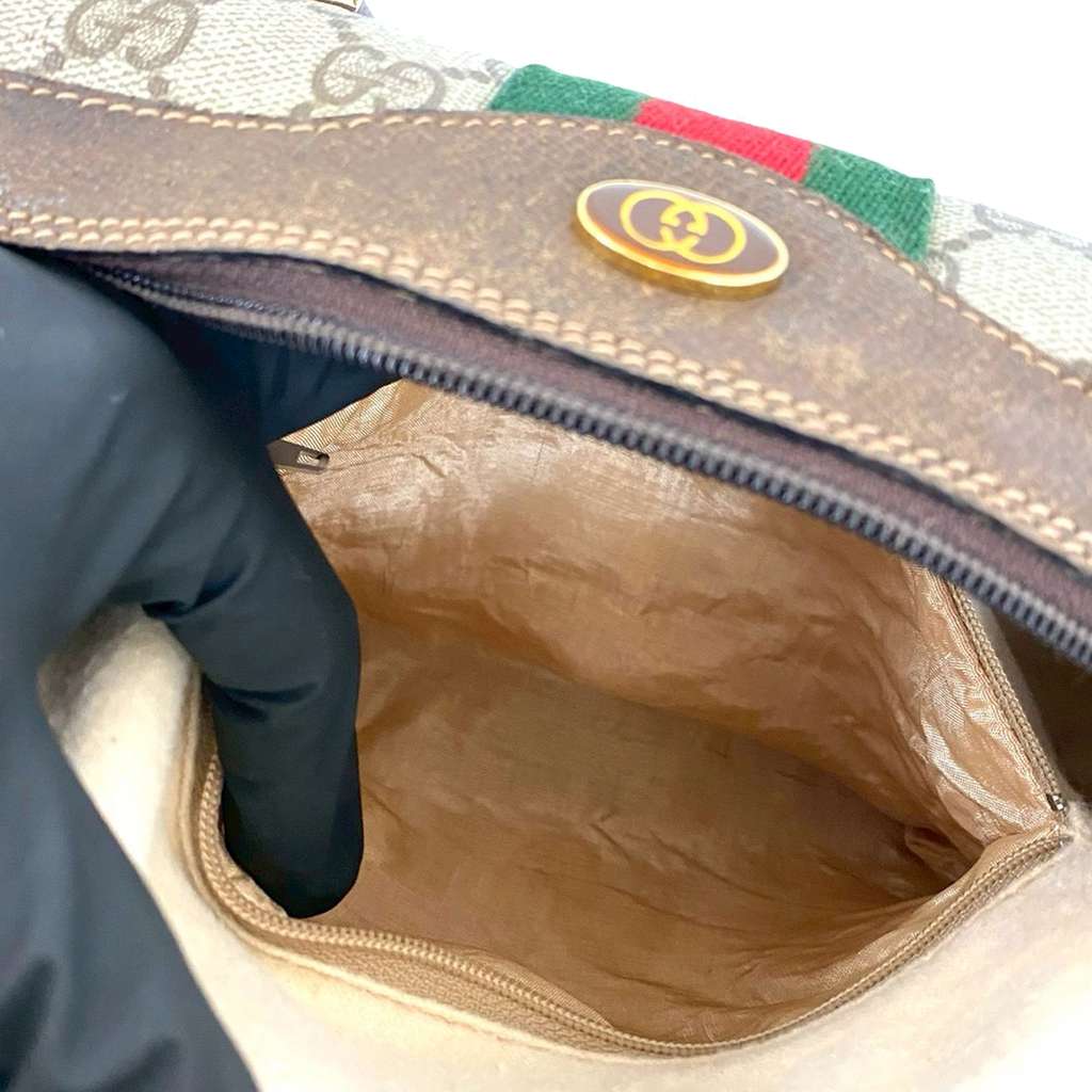 Gucci GG Supreme Web Satchel - 5