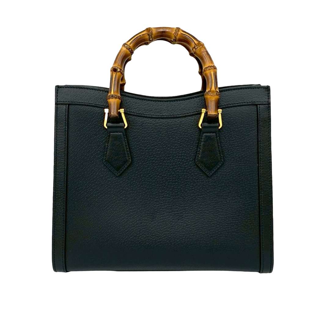 Gucci Small Leather Bamboo Diana Satchel - 2