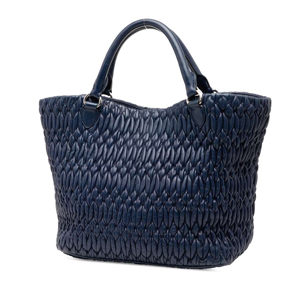 Miu Miu Matelasse Nappa Crystal Satchel - 2