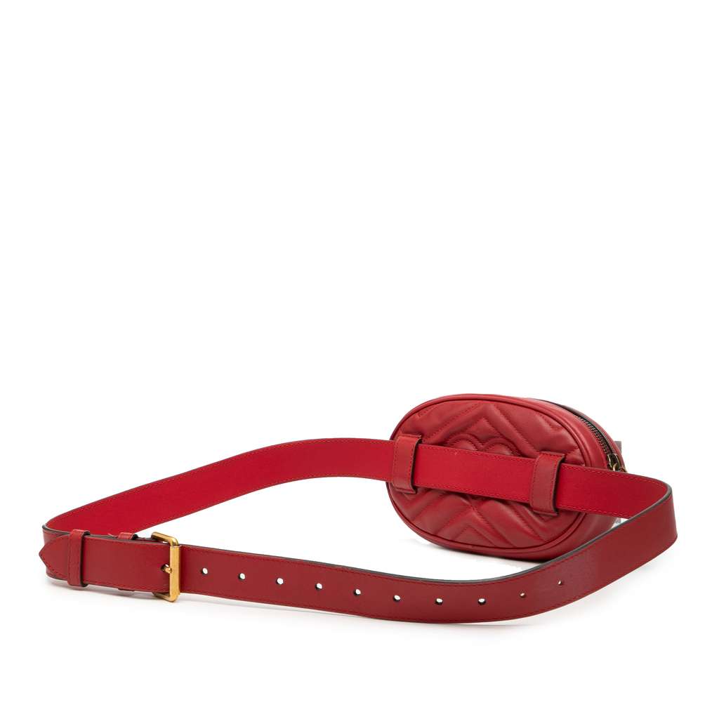 Gucci GG Marmont Matelasse Leather Belt Bag - 2