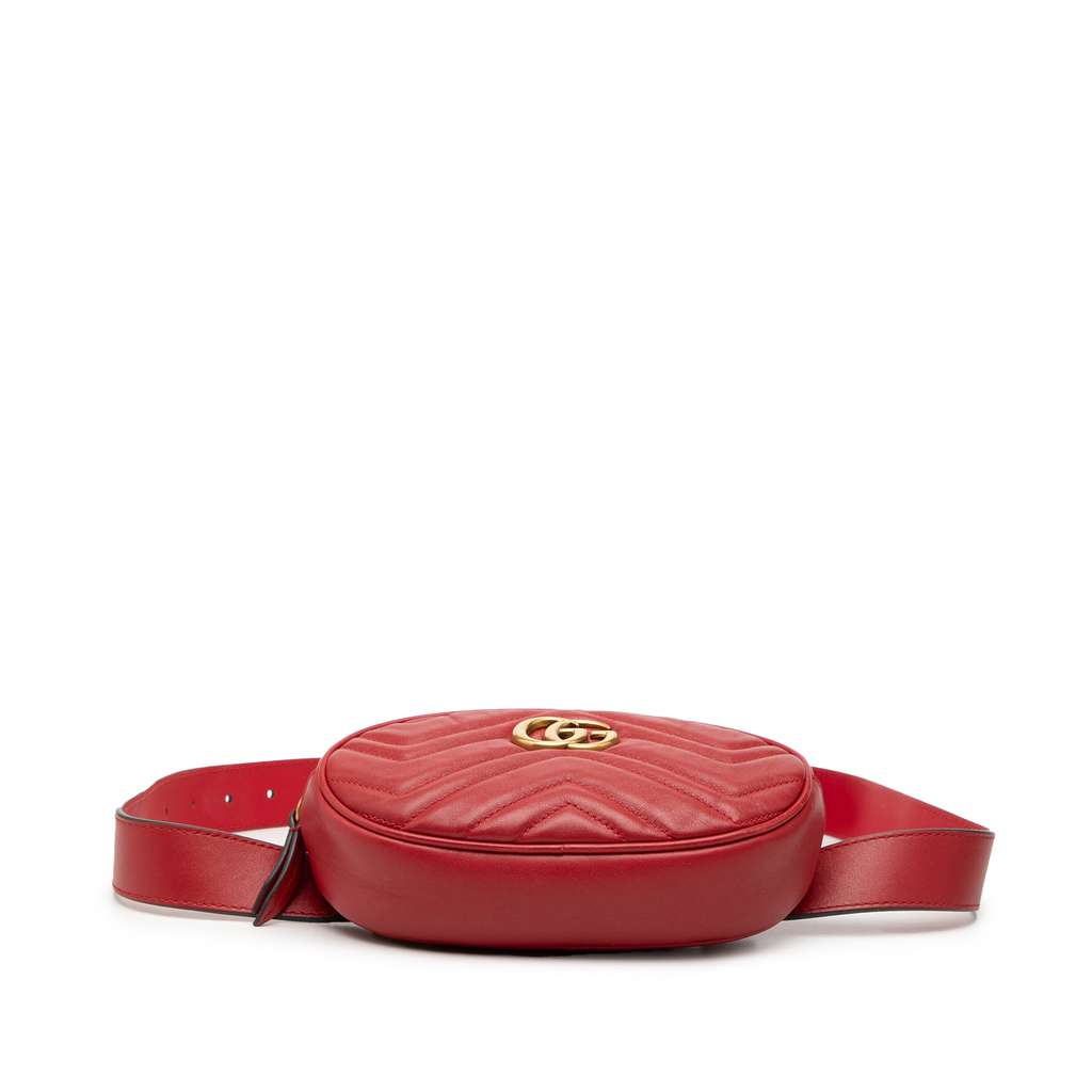 Gucci GG Marmont Matelasse Leather Belt Bag - 3