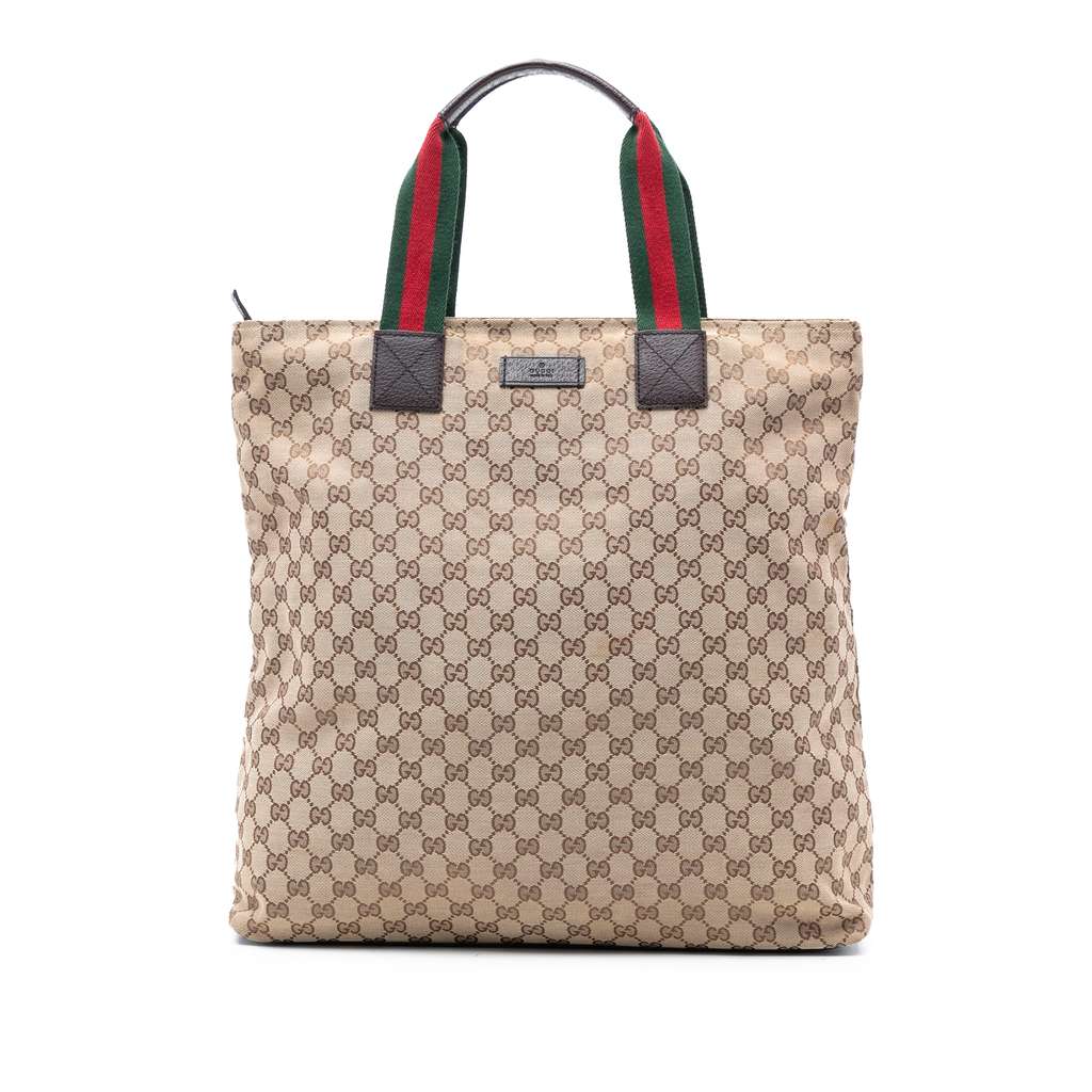 Gucci GG Canvas Web Tote