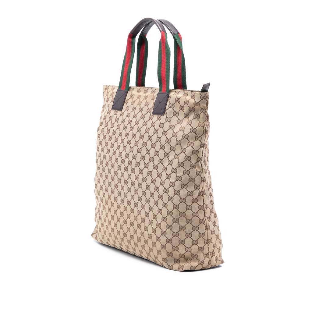 Gucci GG Canvas Web Tote - 2