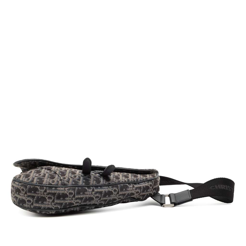 Dior Oblique Canvas Saddle Crossbody - 3