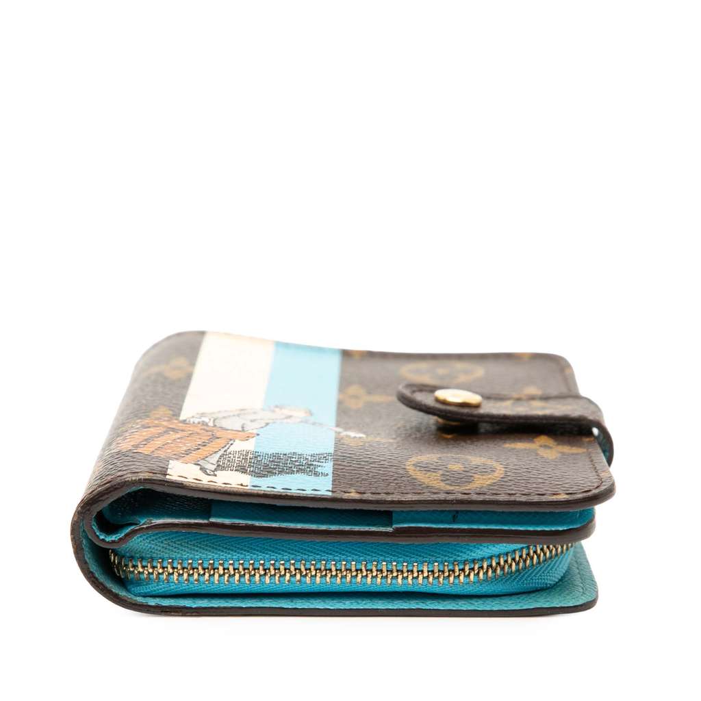 Louis Vuitton Monogram Groom Compact Zippy Wallet - 3