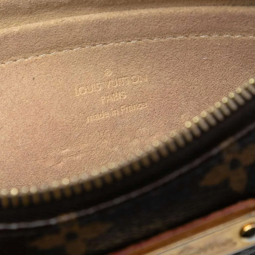Louis Vuitton Monogram Pochette Milla MM Brown Good - Box View