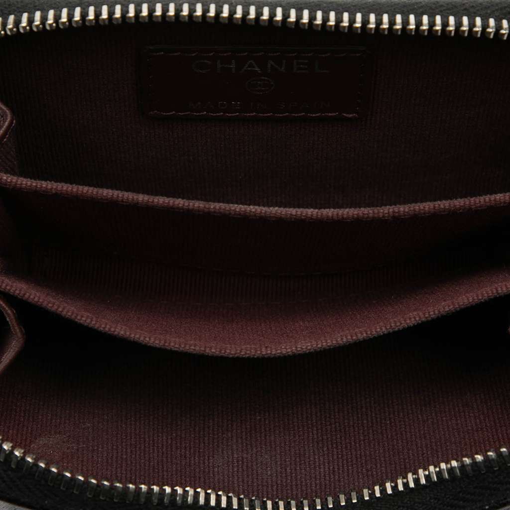 Chanel CC Quilted Caviar Zip Coin Purse - 4