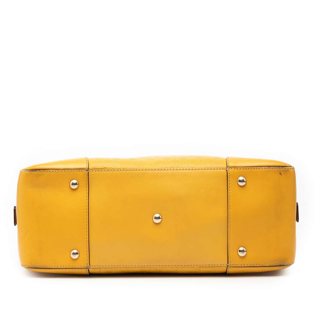 Gucci Diamante Bright Leather Satchel - 3