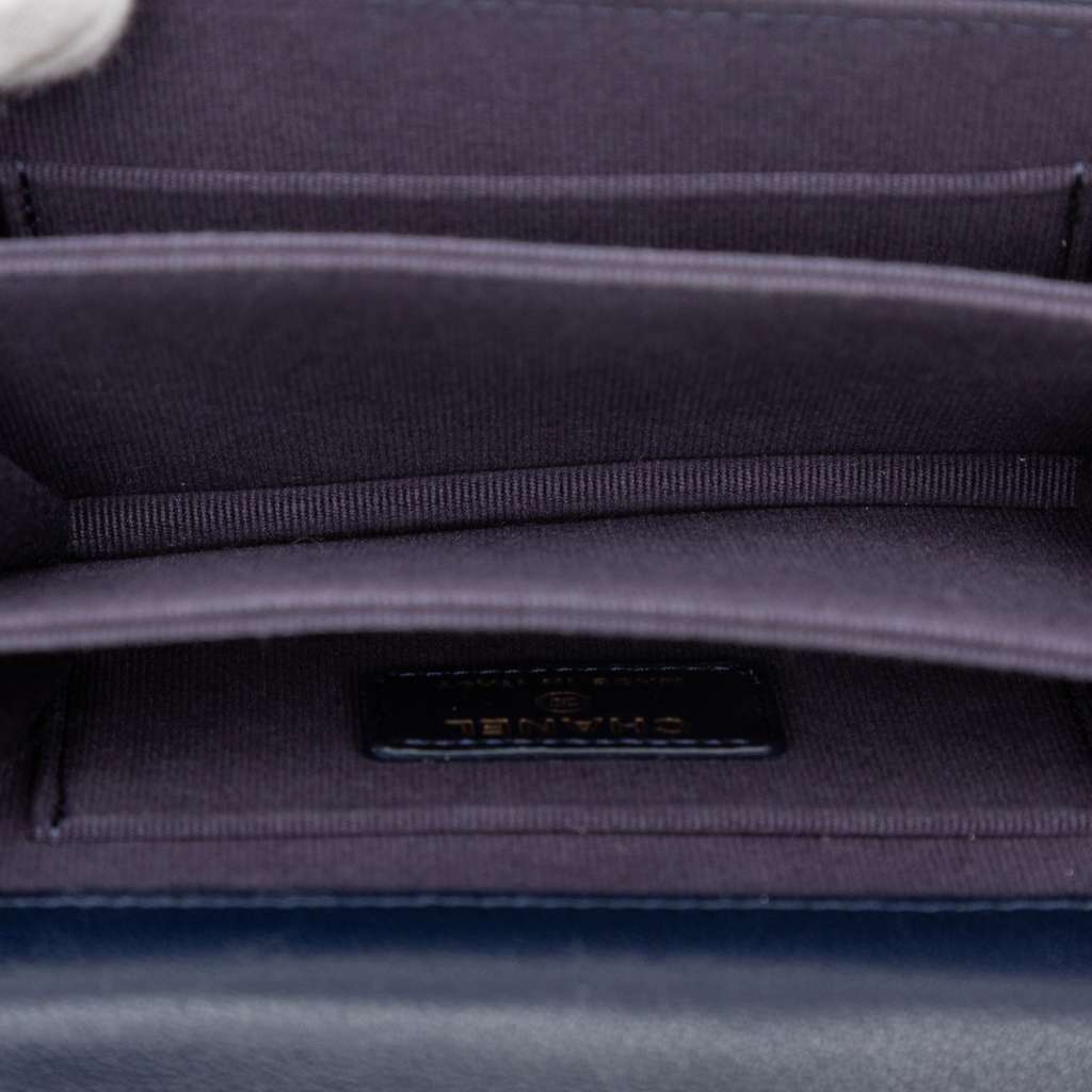 Chanel Mini Lambskin Paris Le19M Charming Top Handle Flap - 4