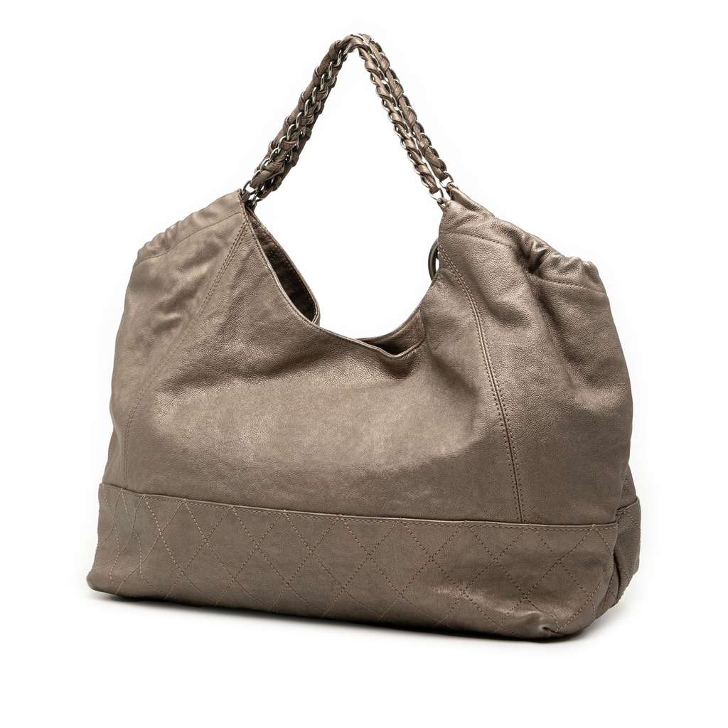 Chanel Baby Metallic Calfskin Coco Cabas Tote - 2