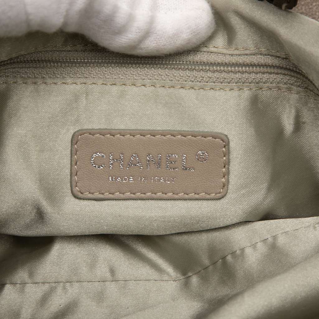 Chanel Baby Metallic Calfskin Coco Cabas Tote - 5