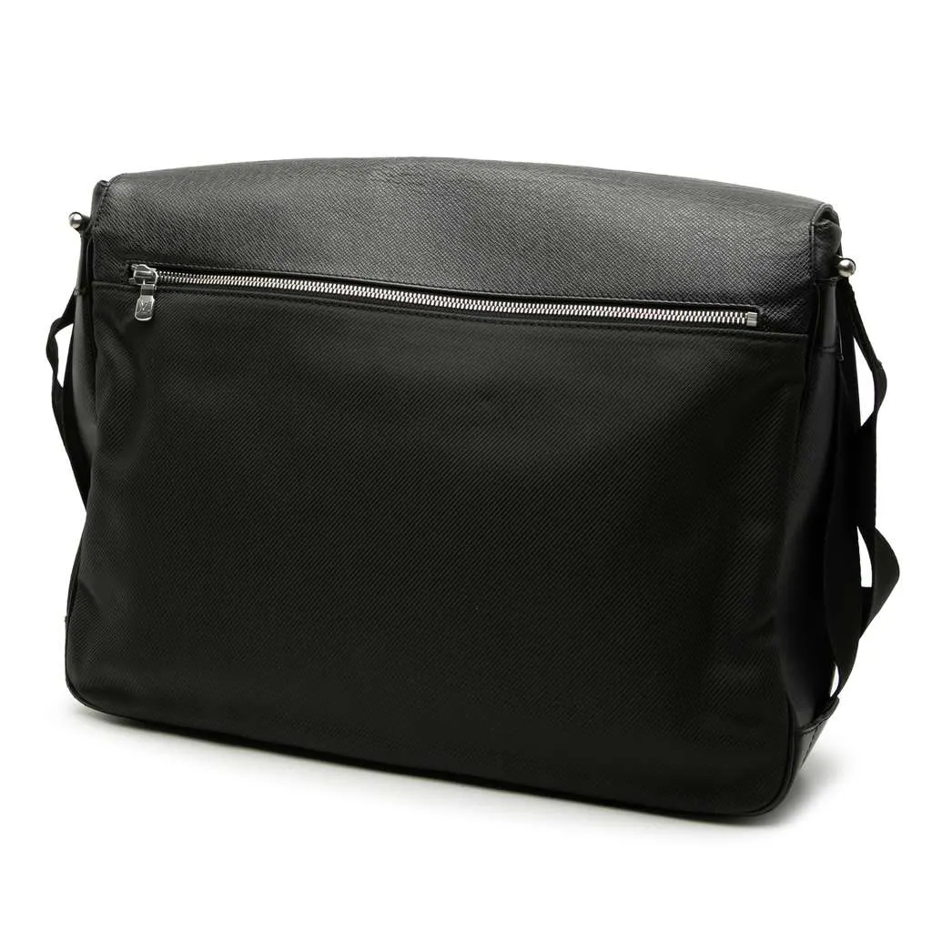 Louis Vuitton Taiga Dersou Black Leather Very good - Back View