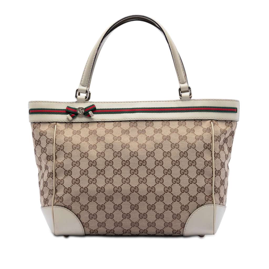 Gucci GG Canvas Web Mayfair Tote