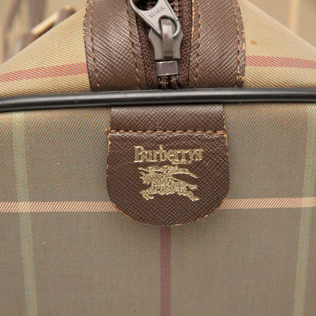Burberry Vintage Check Canvas Boston Bag - 5