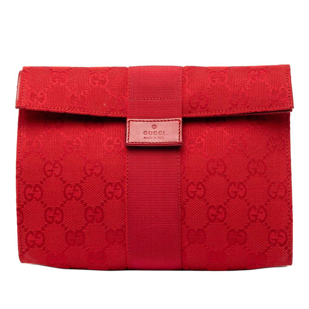 Gucci GG Canvas Clutch