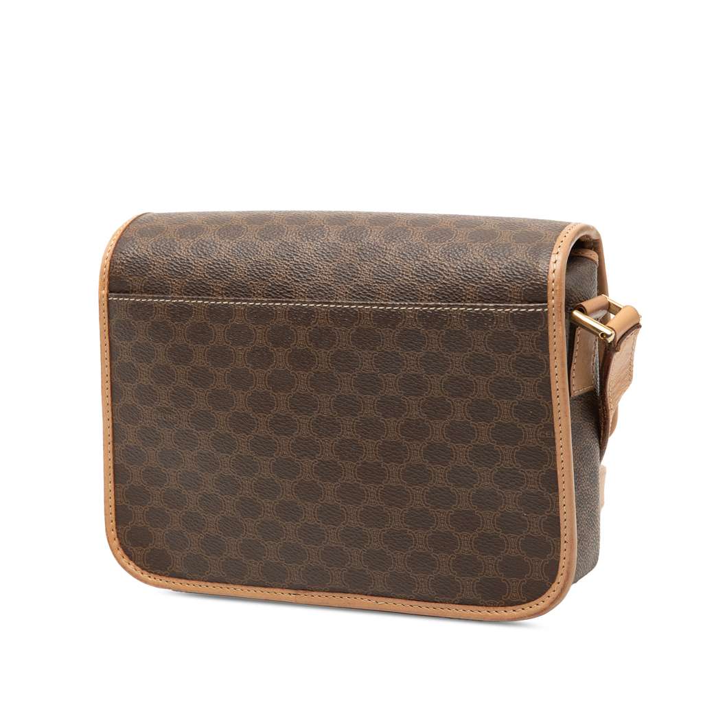 Celine Macadam Coated Canvas Crossbody - 2