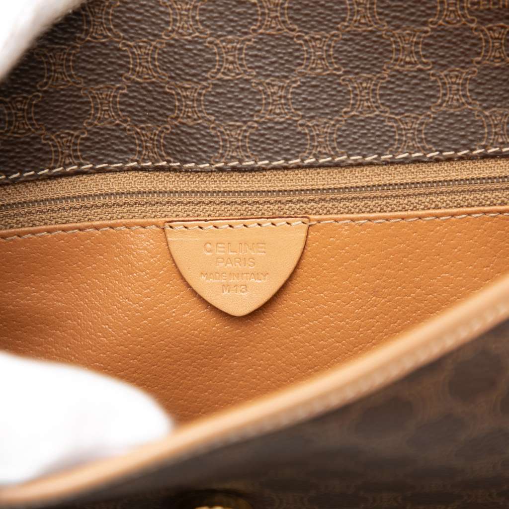 Celine Macadam Coated Canvas Crossbody - 5