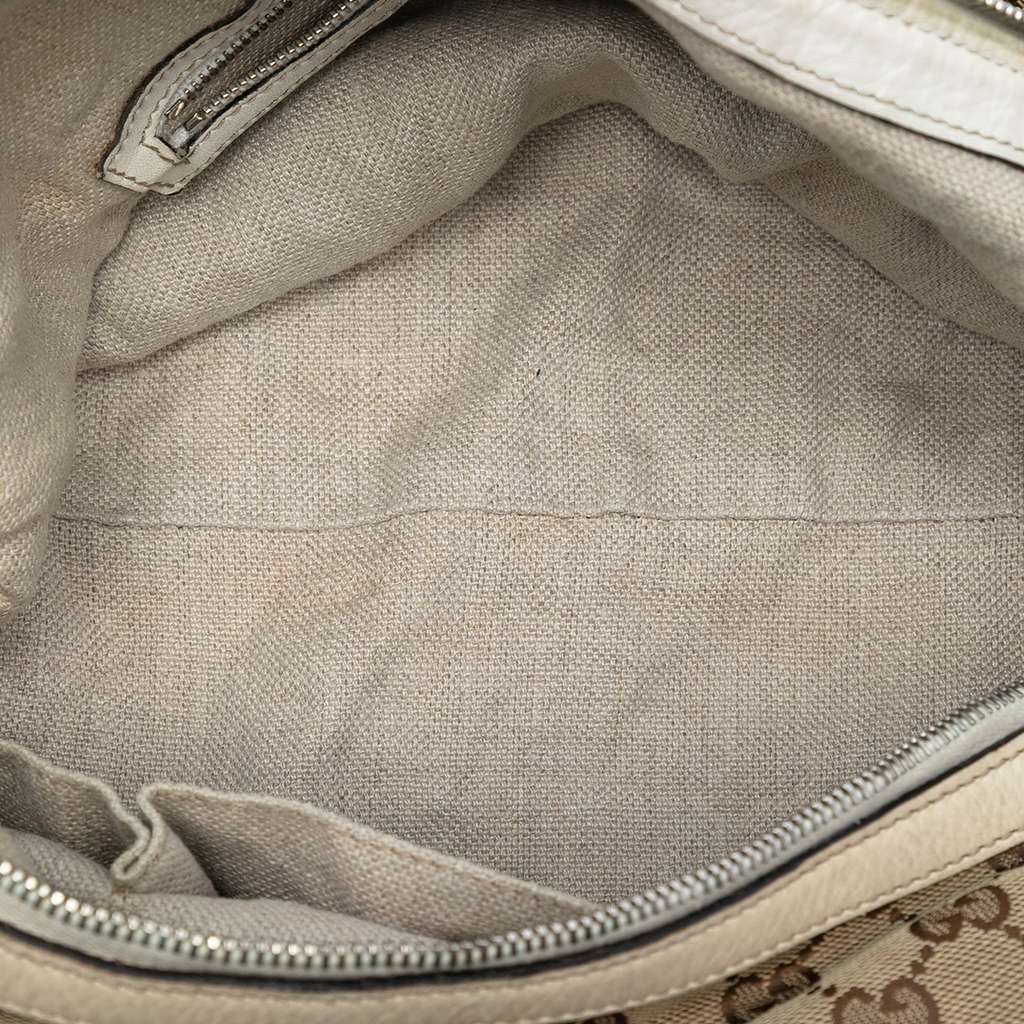 Gucci Large GG Canvas Icon Bit Hobo - 4