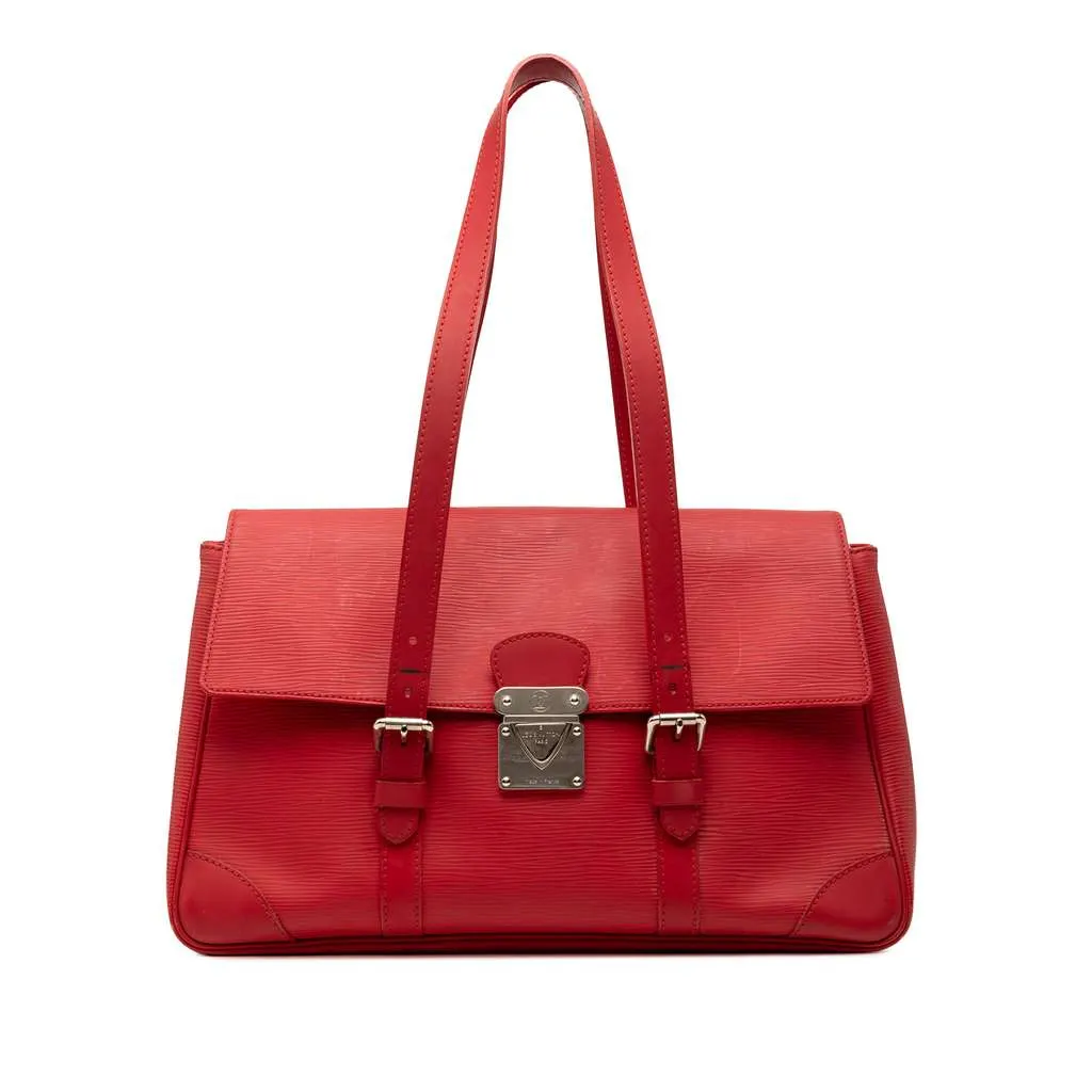 Louis Vuitton Epi Segur MM Red Leather Very good - Front View