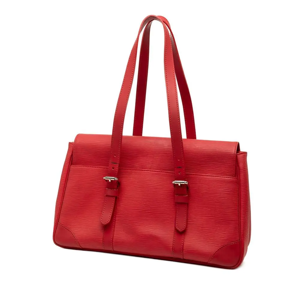 Louis Vuitton Epi Segur MM Red Leather Very good - Back View