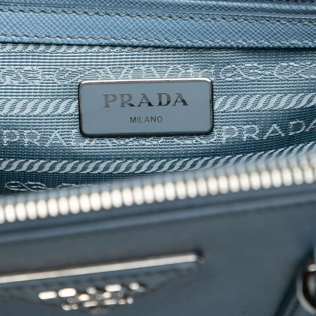 Prada Small Saffiano Lux Galleria Double Zip Satchel - 5