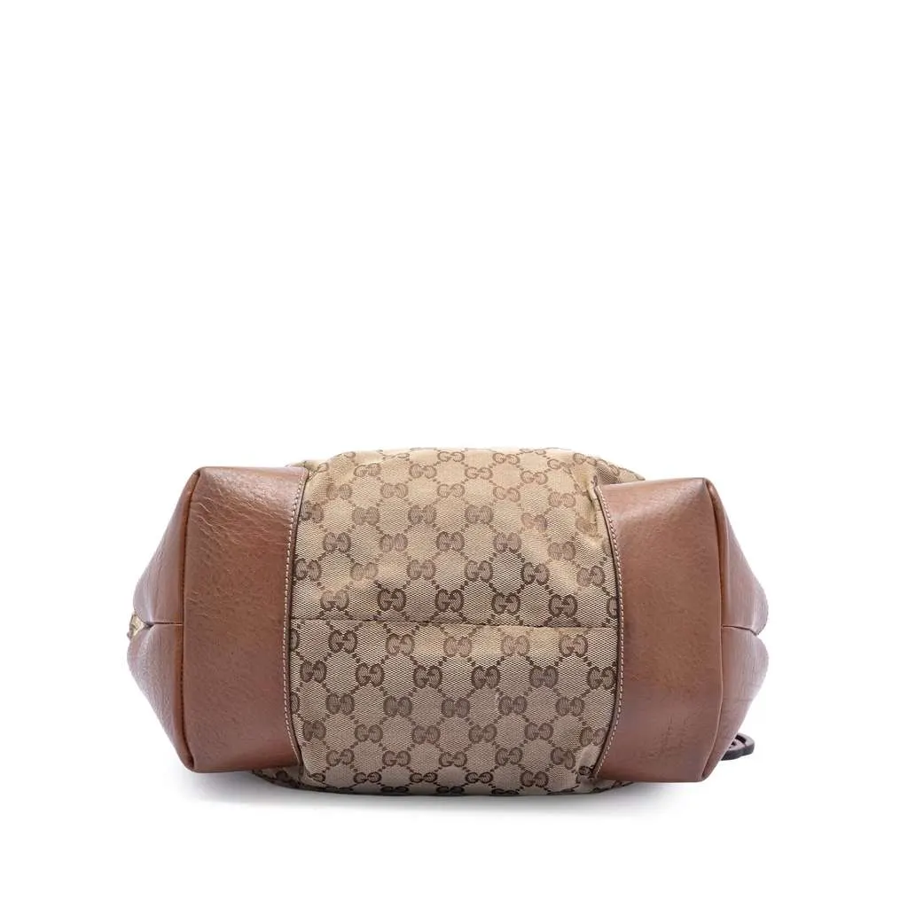 Gucci Large GG Canvas GG Charm Tote Brown Canvas Very good - Inside View