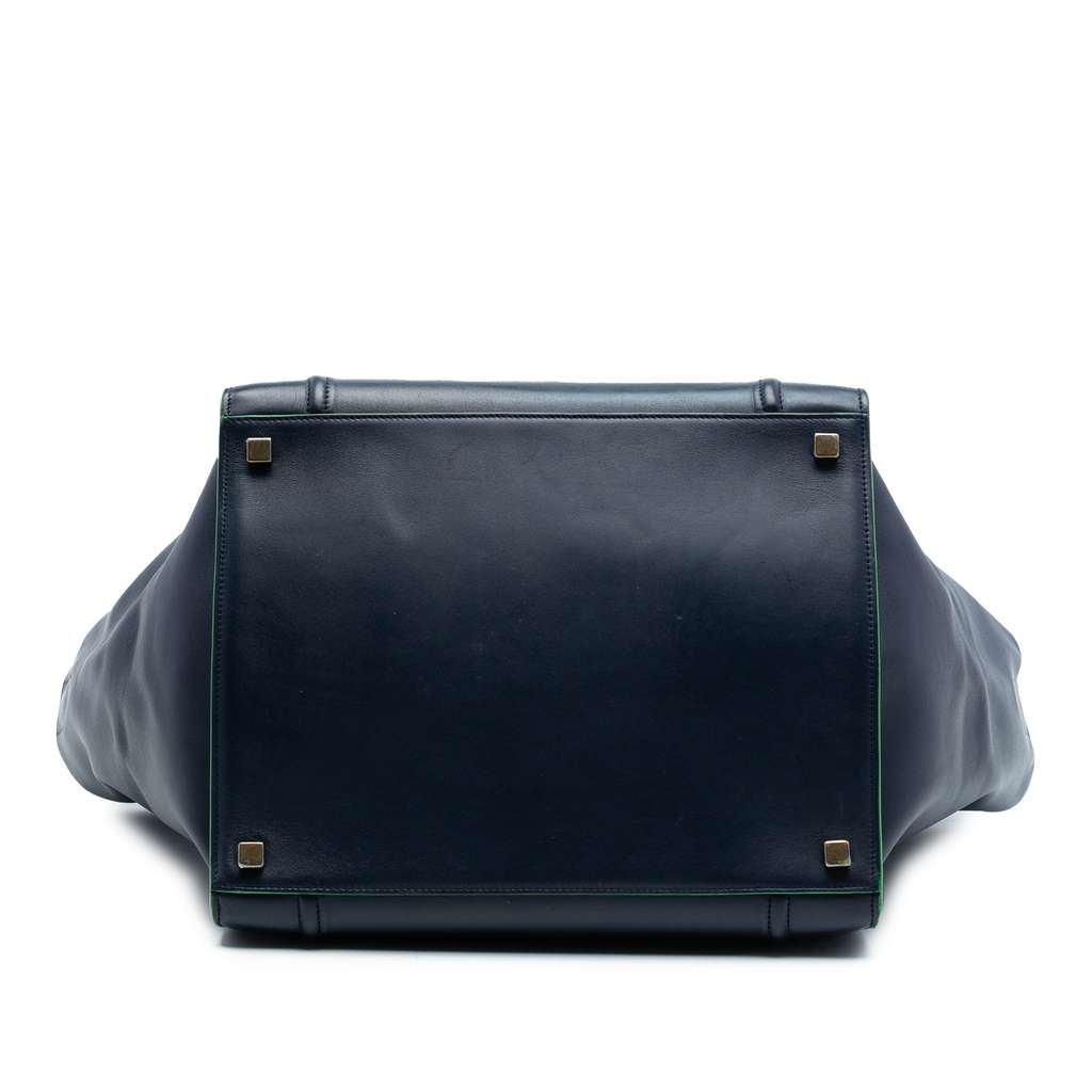 Celine Medium Leather Phantom Luggage Tote - 3