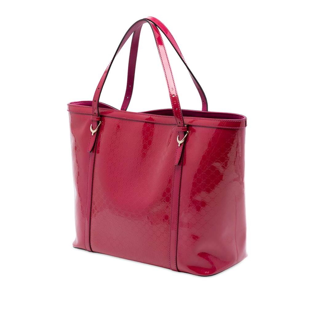 Gucci Patent Microguccissima Nice Tote - 2