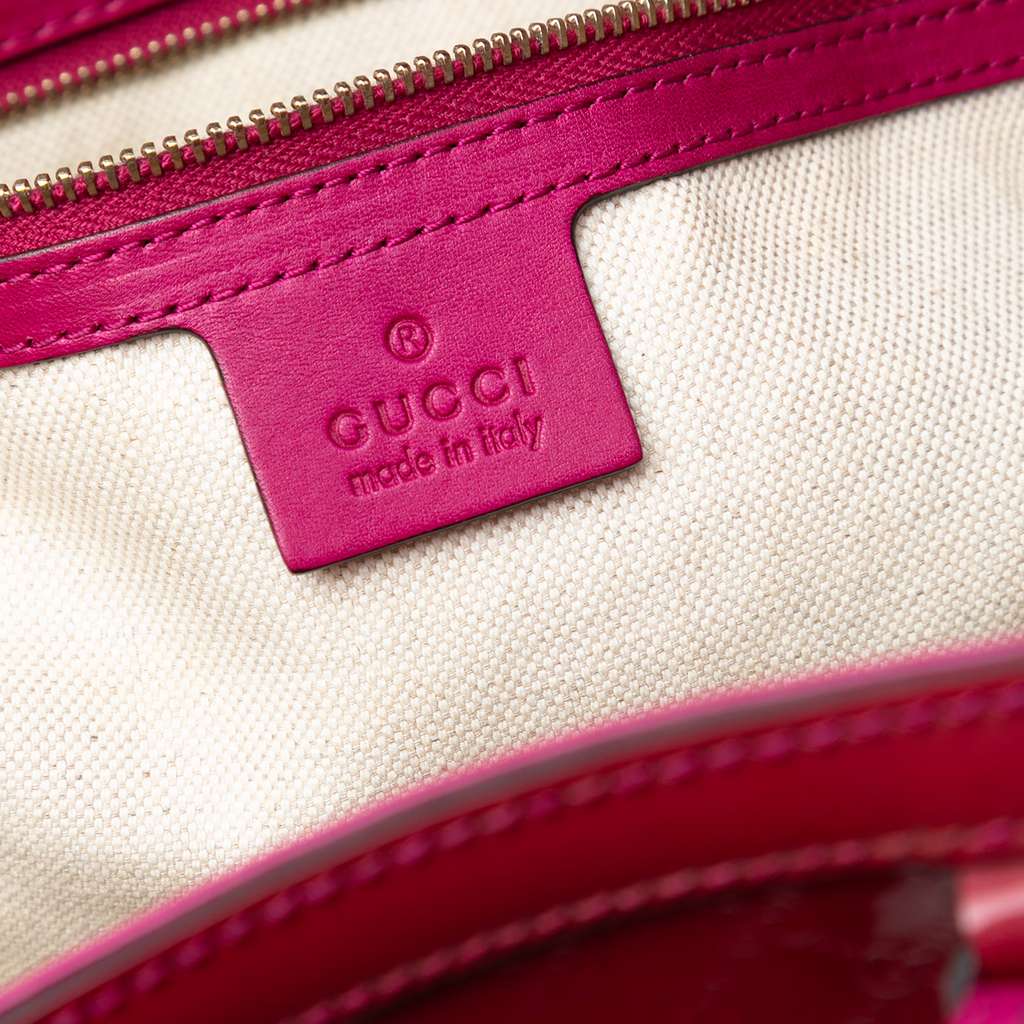 Gucci Patent Microguccissima Nice Tote - 5