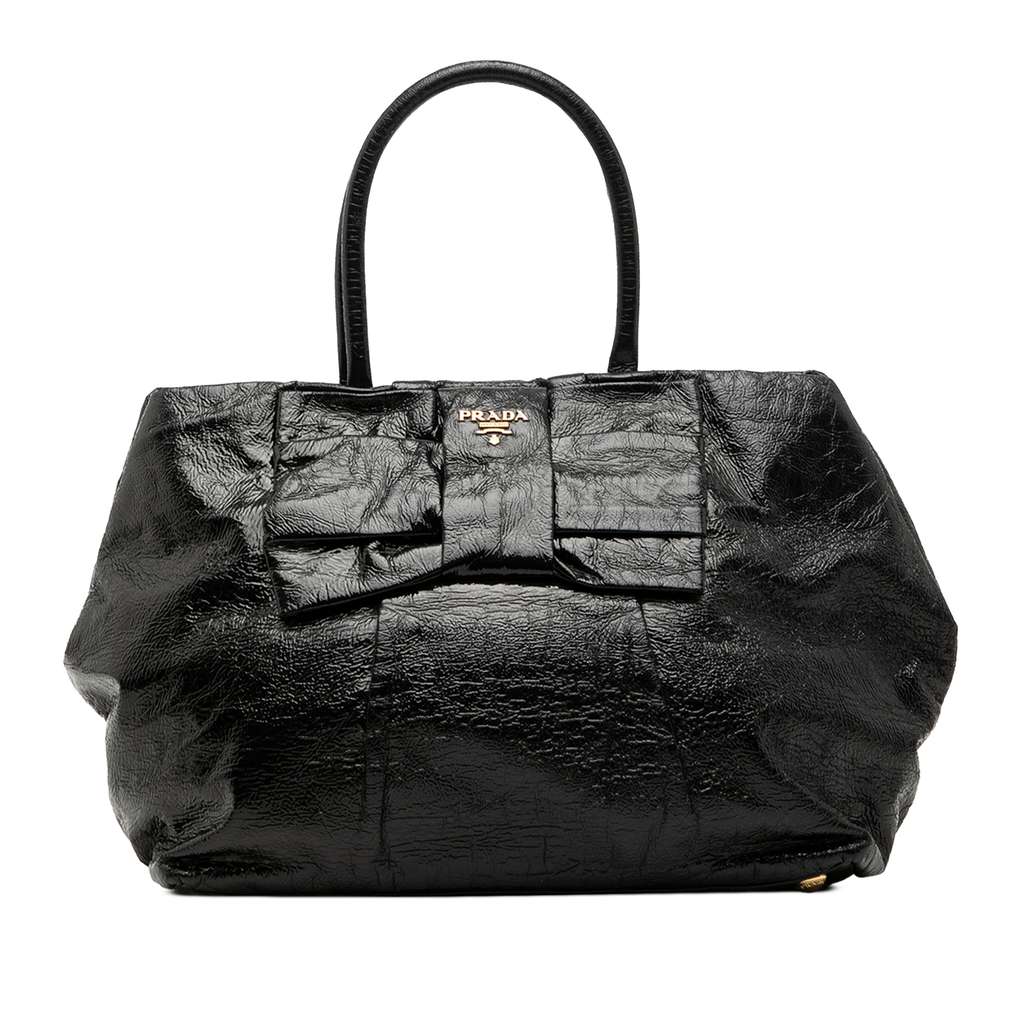 Prada Nappa Fiocco Bow Tote