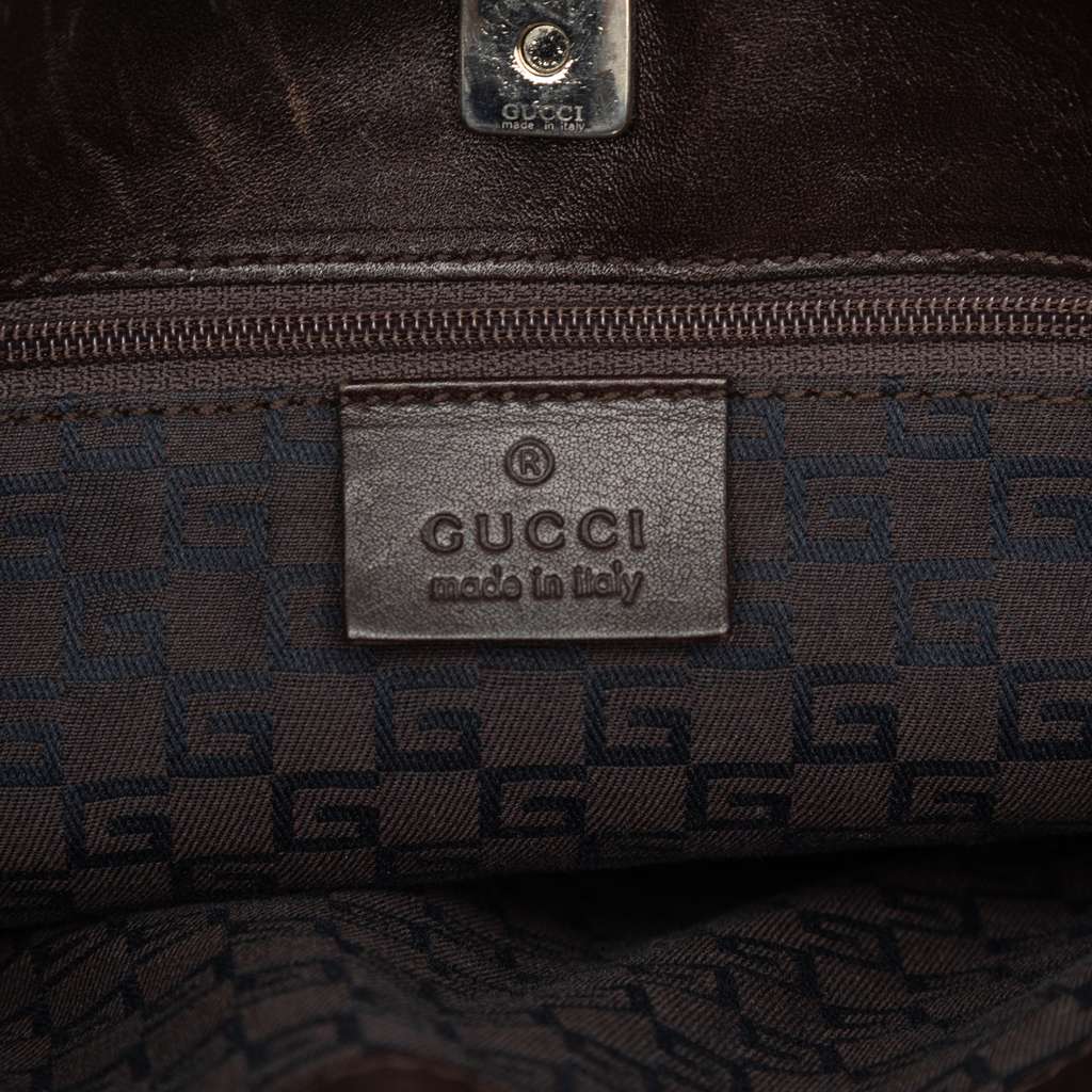 Gucci Suede Web Shoulder Bag - 5