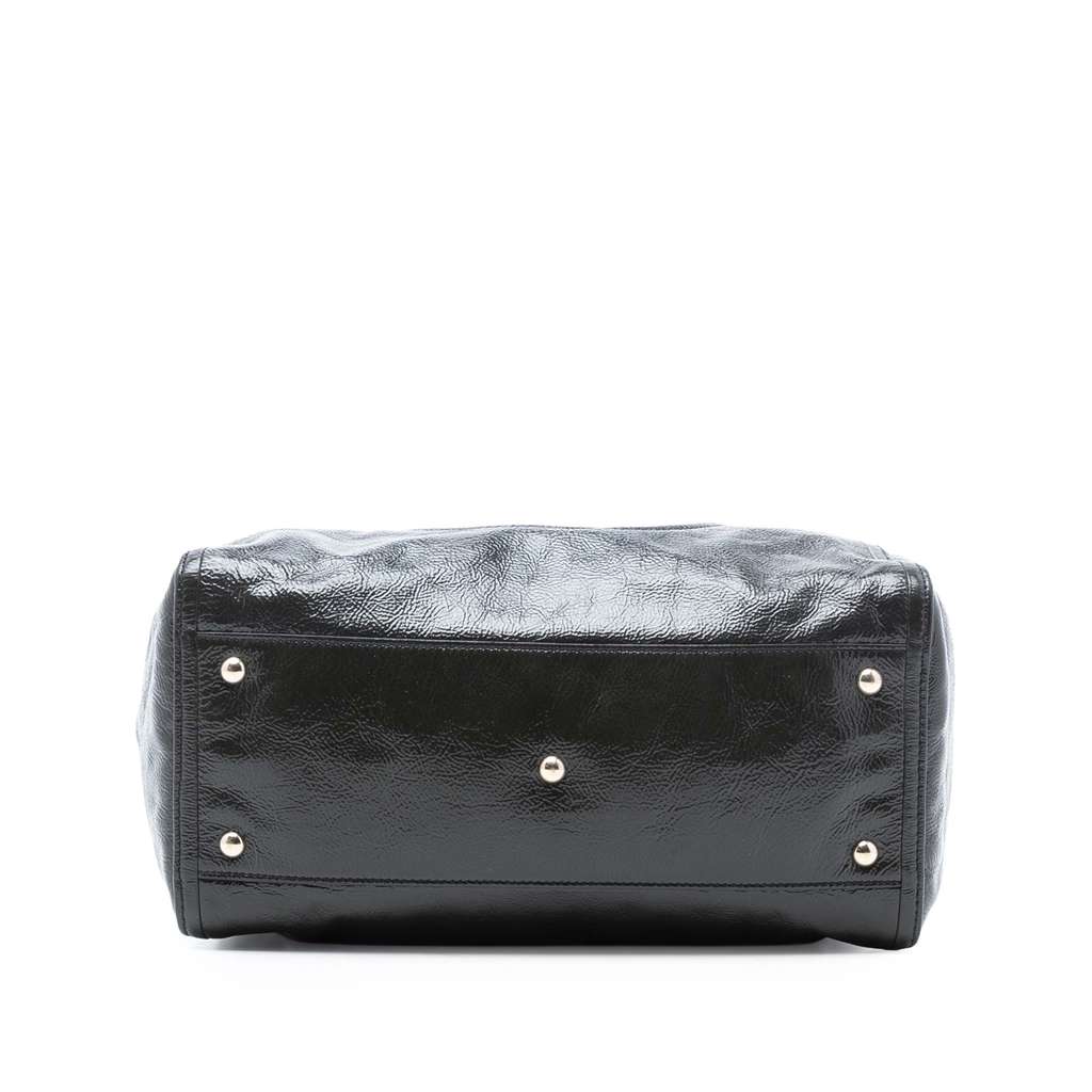 Gucci Medium Patent Soho Cellarius Tote - 3