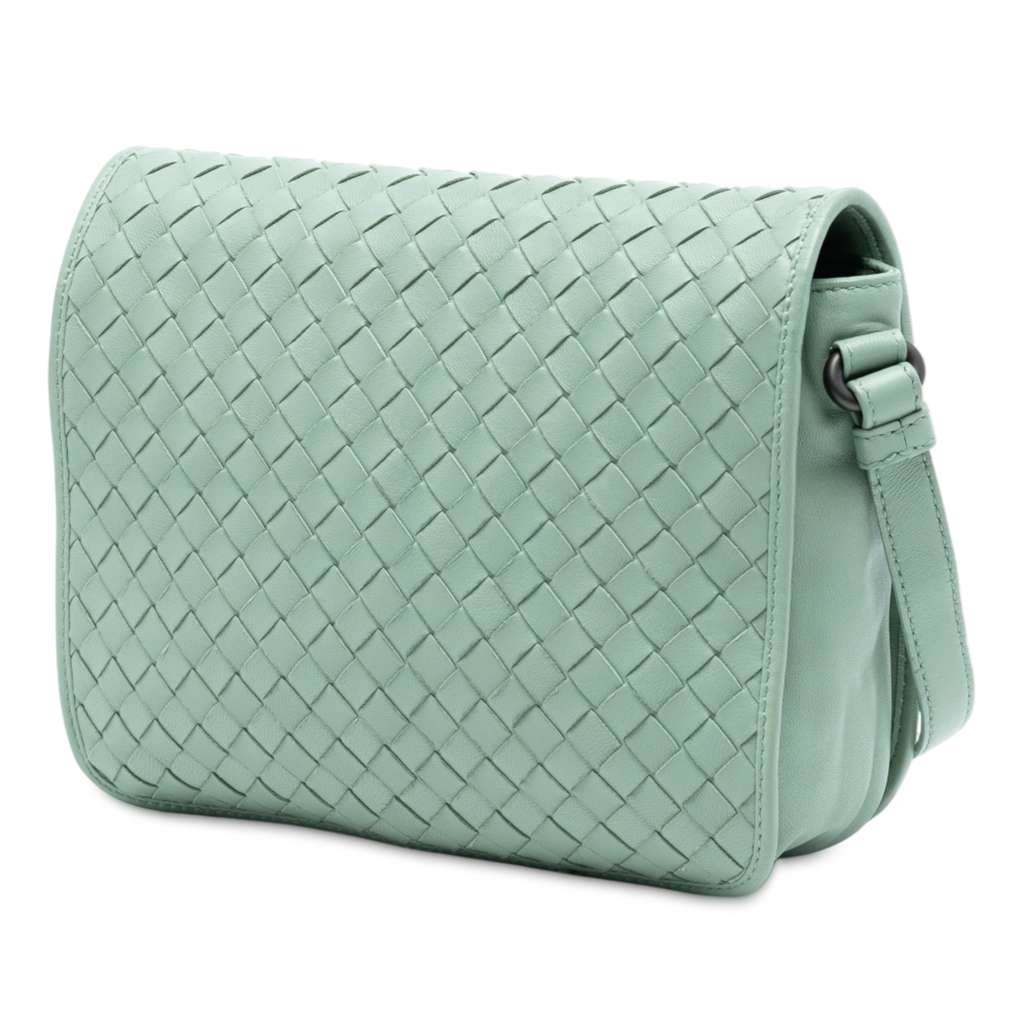 Bottega Veneta Nappa Intrecciato Flap Crossbody - 2