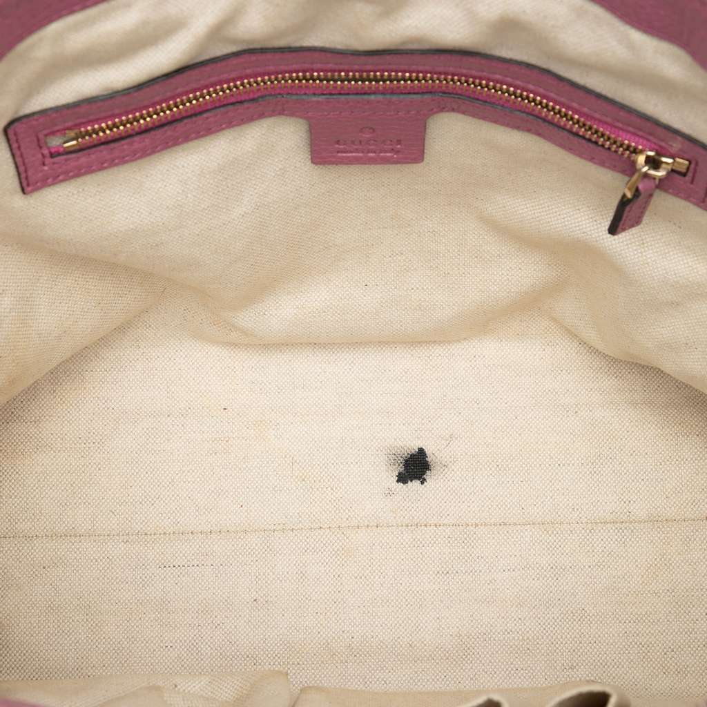 Gucci Small Leather Soho Working Tote - 4