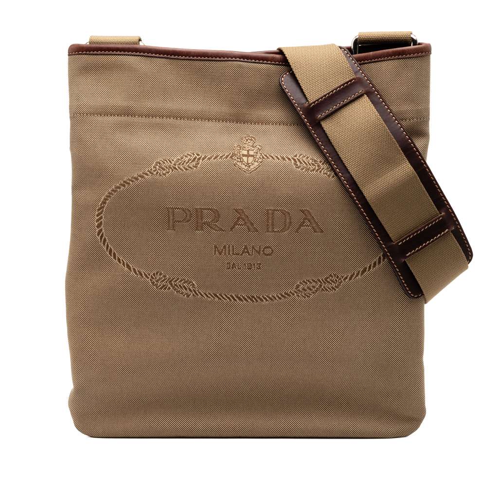 Prada Canvas Canapa Logo Crossbody